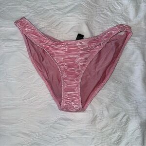 Triangl Swimwear pink textured bikini bottoms